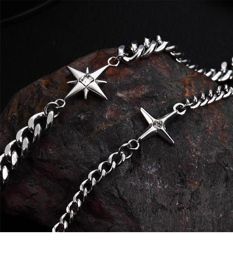 Double Layer Cuban Chain Necklace