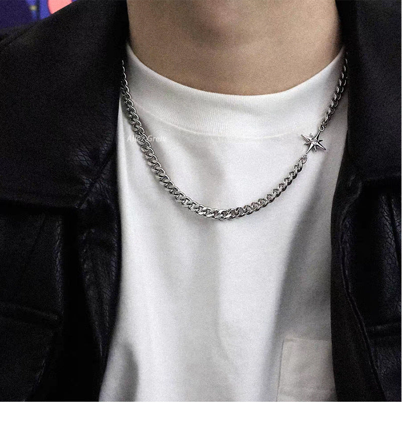 Double Layer Cuban Chain Necklace
