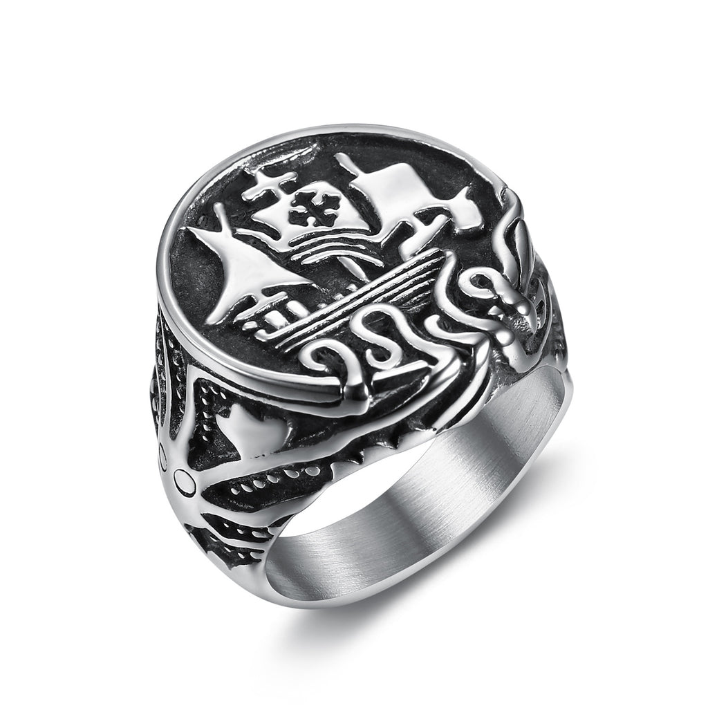 Sculpted Signet Ring