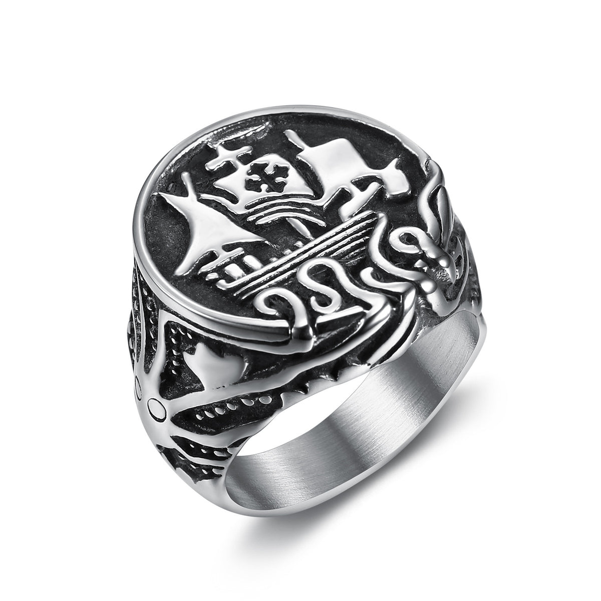 Sculpted Signet Ring