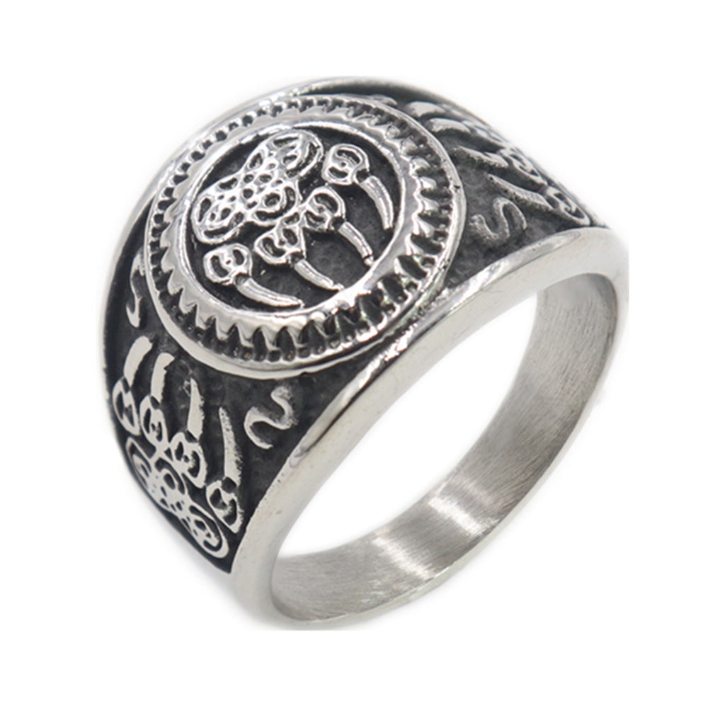 Sculpted Signet Ring